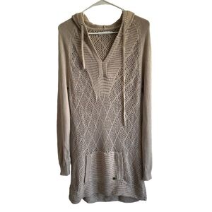 PrAna Sugar Beach Tan Tunic Sweater, Size S